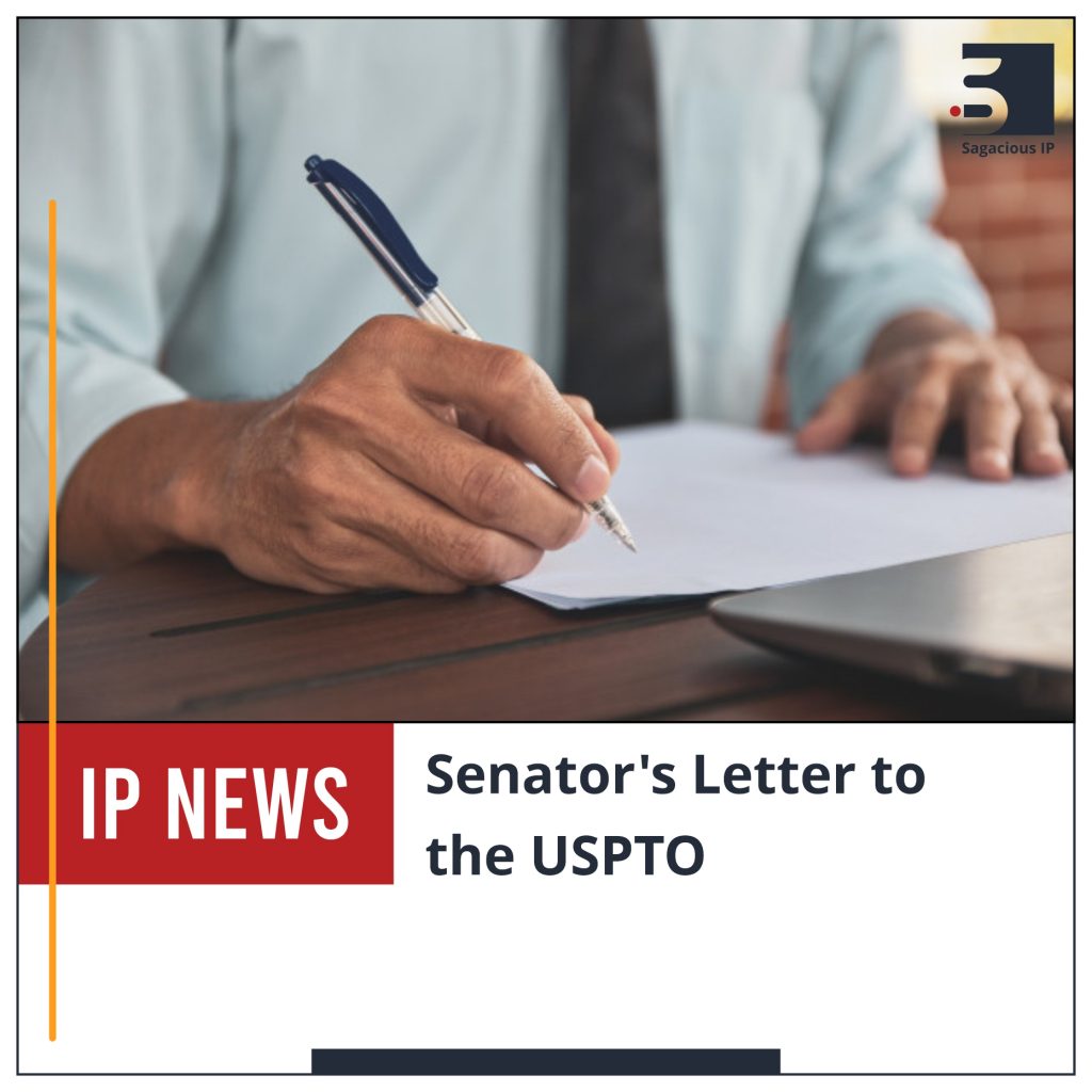 Senator's Letter to the USPTO