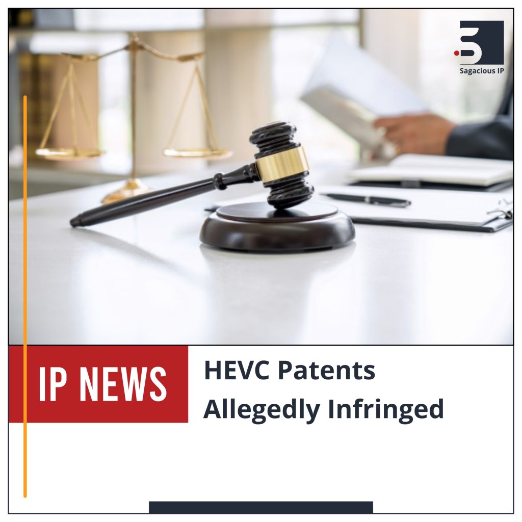 HEVC Patents Allegedly Infringed_IP News