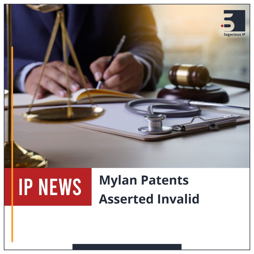 Mylan Patents Asserted Invalid