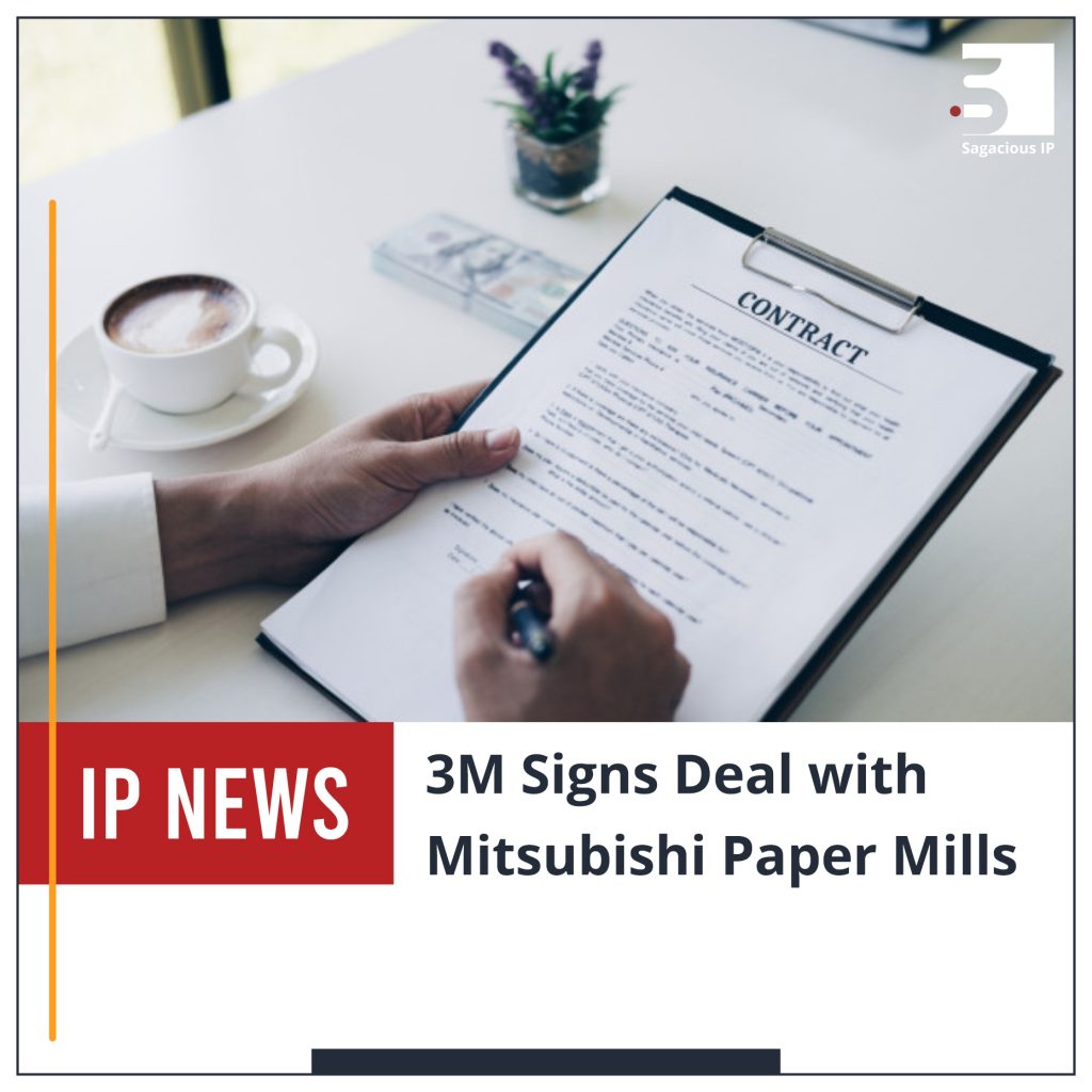 3M Signs Deal with Mitsubishi Paper Mills_IP News