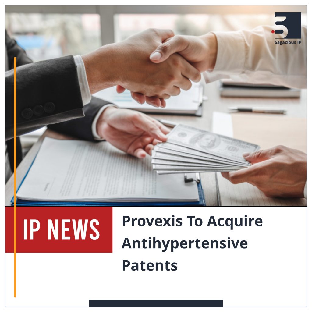 Provexis to Acquire Antihypertensive Patents_IP News