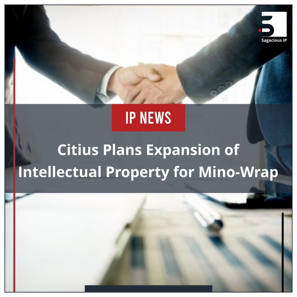 Citius Plans Expansion of Intellectual Property for Mino-Wrap_IP News