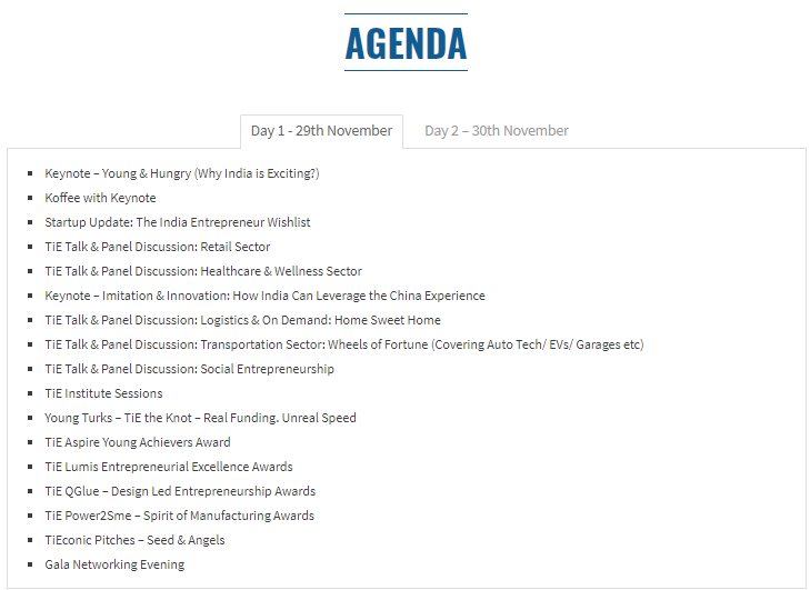 TIE Global Summit_Agenda