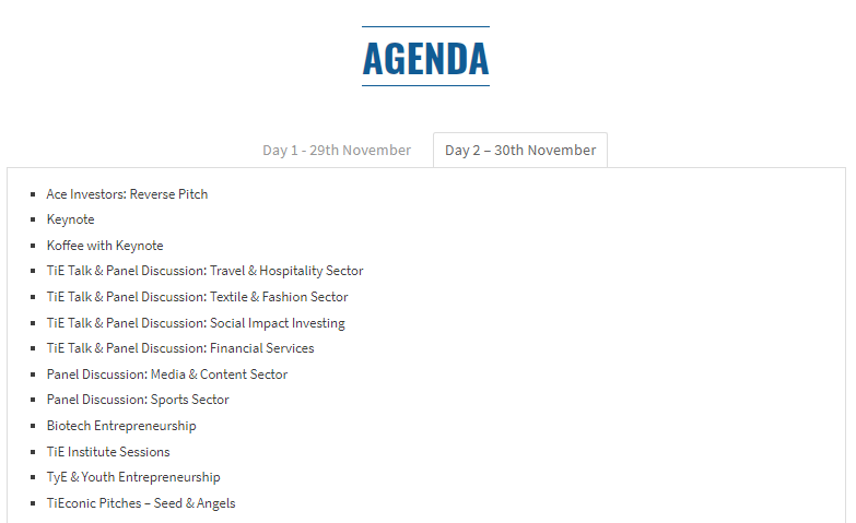 TIE Global Summit_Agenda