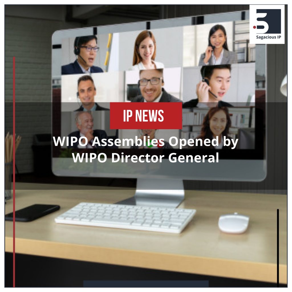WIPO Assemblies Opened by WIPO Director General