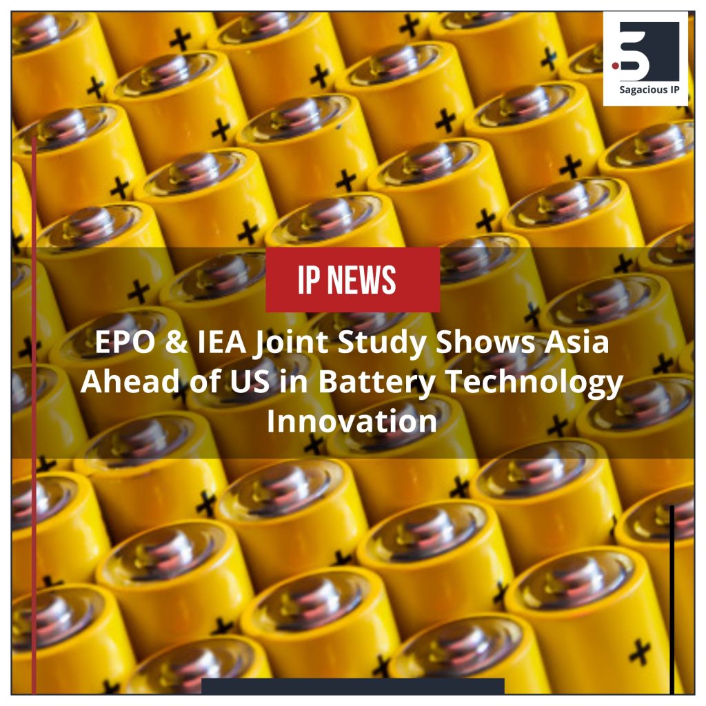 EPO & IEA Joint Study Shows Asia Ahead of US in Battery Technology Innovation