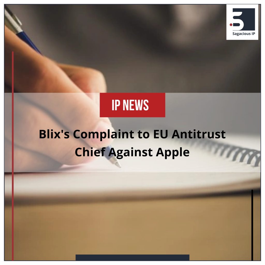 Blix's Complaint to EU Antitrust Chief Against Apple