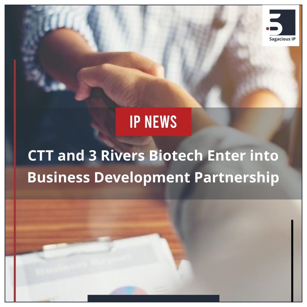 CTT and 3 Rivers Biotech Enter into Business Development Partnership