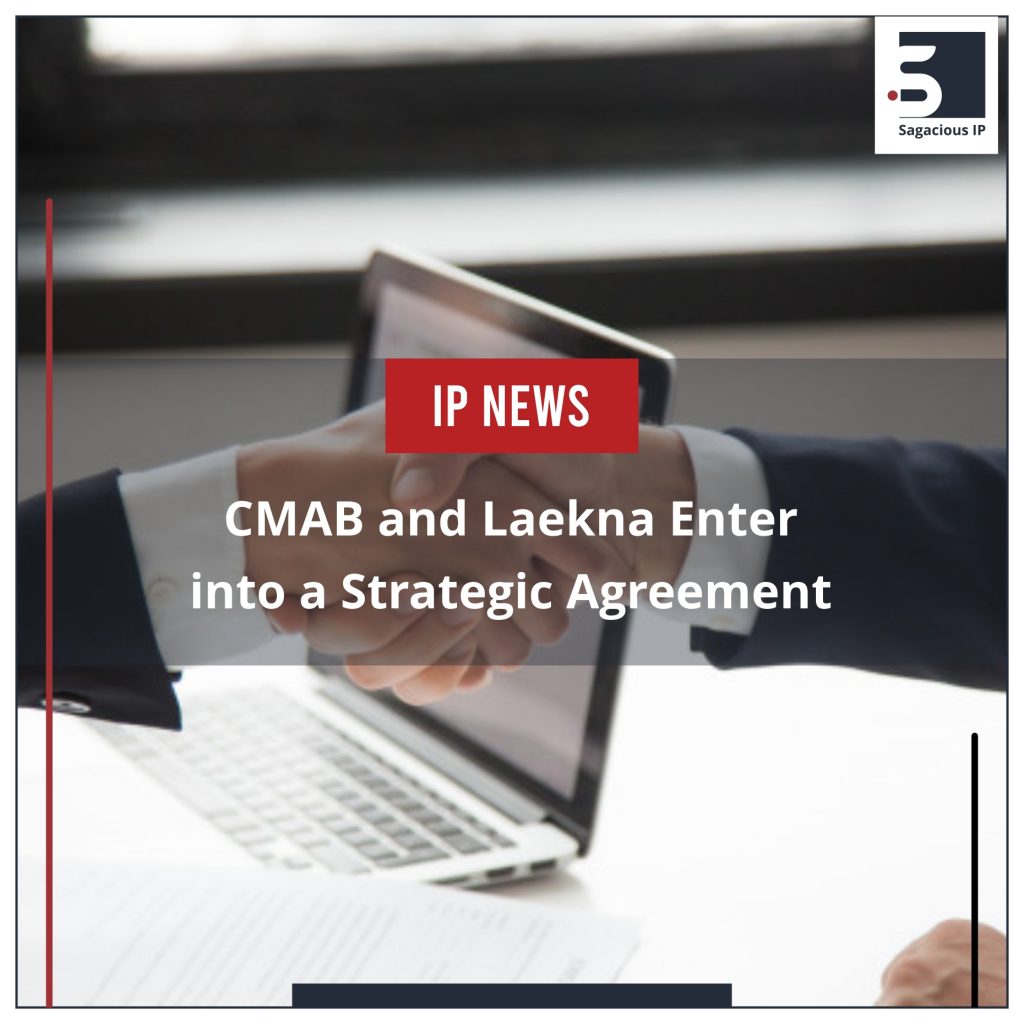 CMAB and Laekna Enter into a Strategic Agreement