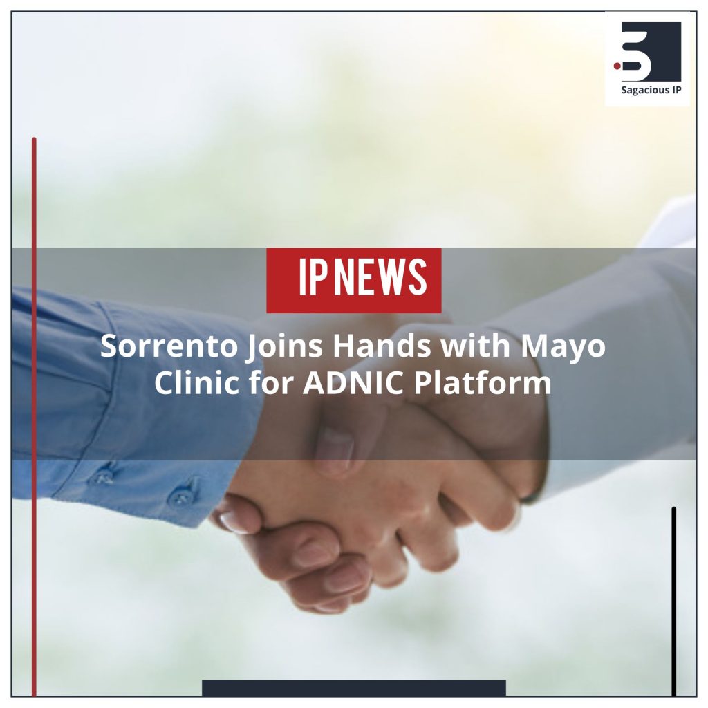 Sorrento Joins Hands with Mayo Clinic for ADNIC Platform
