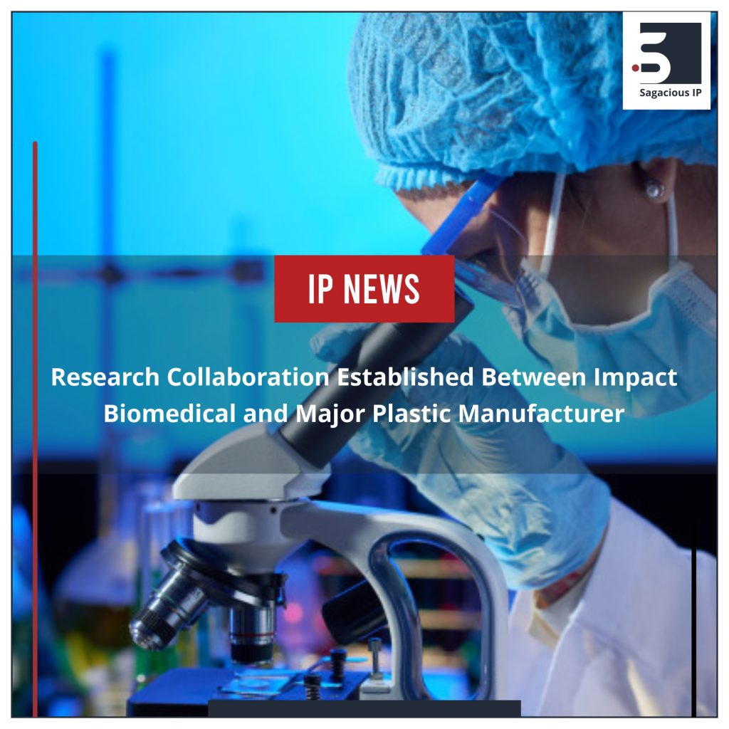 Research Collaboration Established Between Impact Biomedical and Major Plastic Manufacturer
