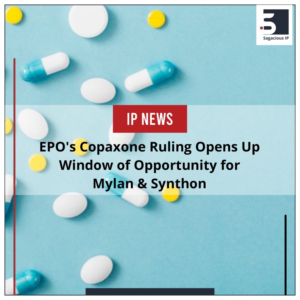 EPO's Copaxone Ruling Opens Up Window of Opportunity for Mylan & Synthon