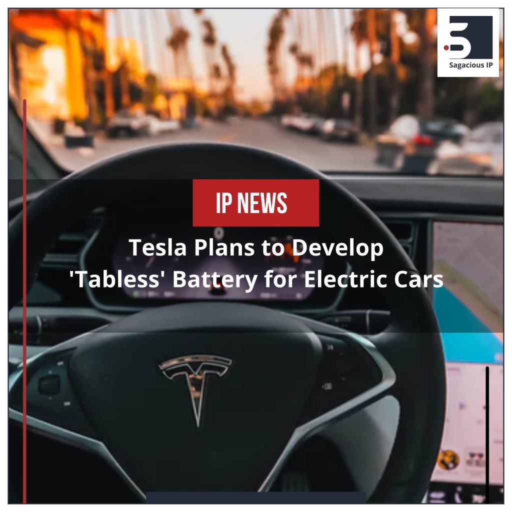 Tesla Plans to Develop ‘Tabless’ Battery for Electric Cars
