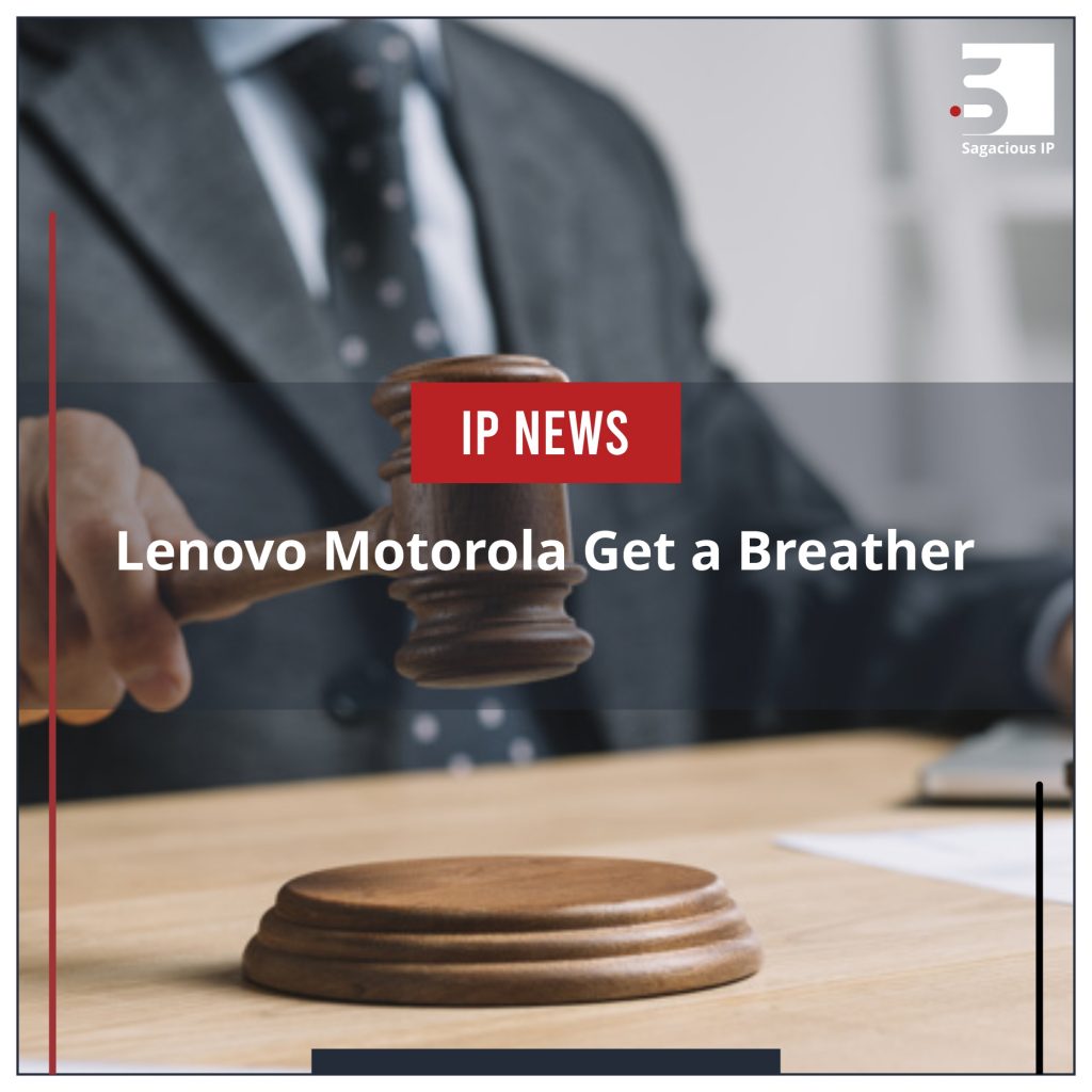 Lenovo Motorola Get a Breather