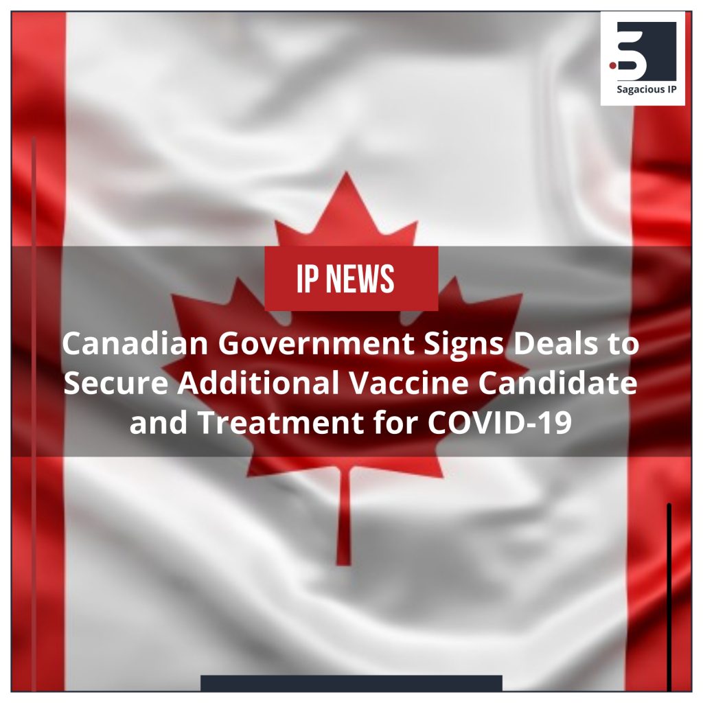 Canadian Government Signs Deals to Secure Additional Vaccine Candidate and Treatment for COVID-19