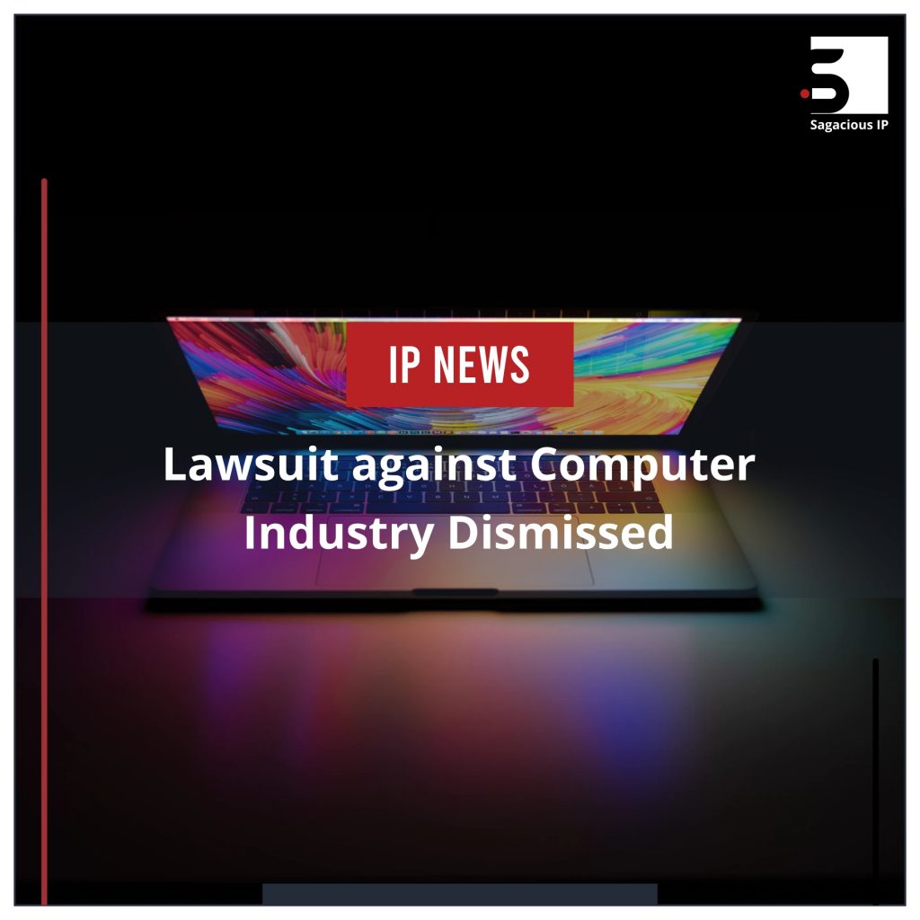 Lawsuit against Computer Industry Dismissed
