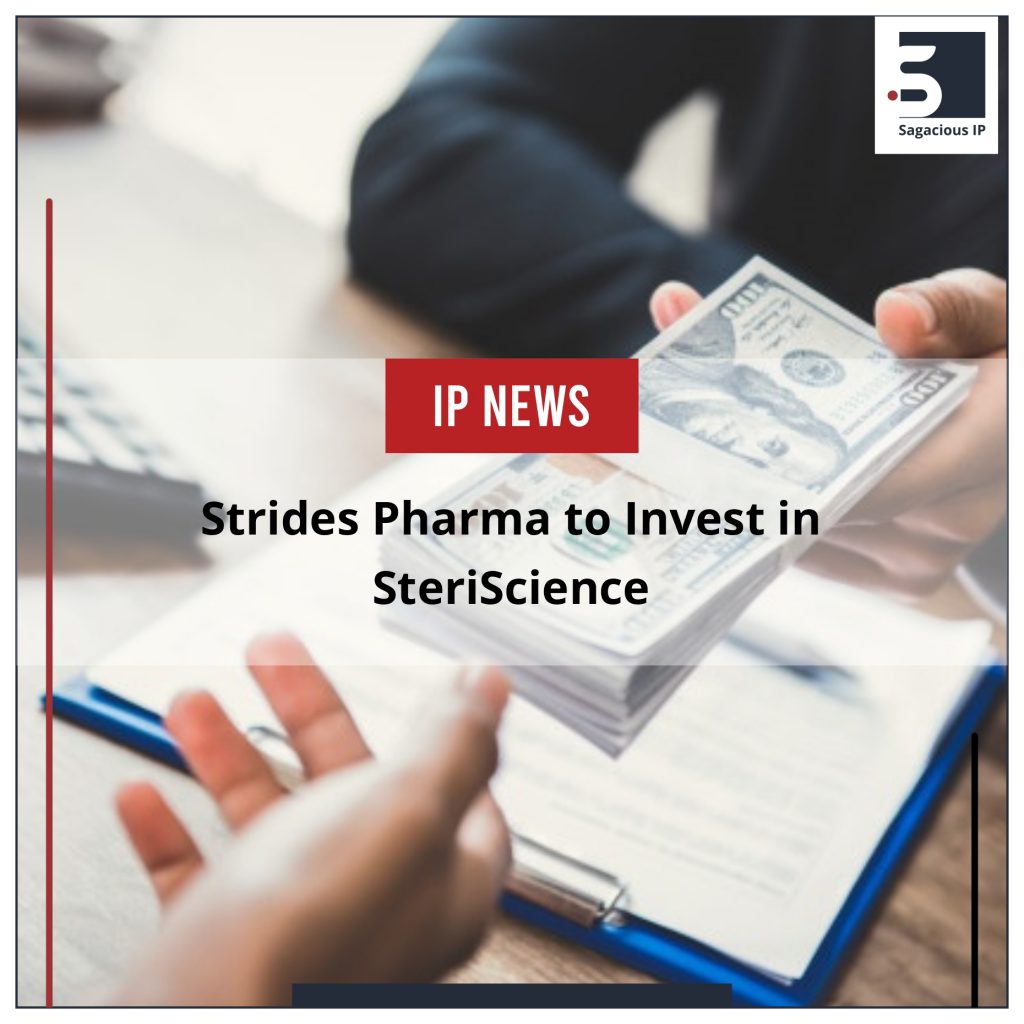Strides Pharma to Invest in SteriScience