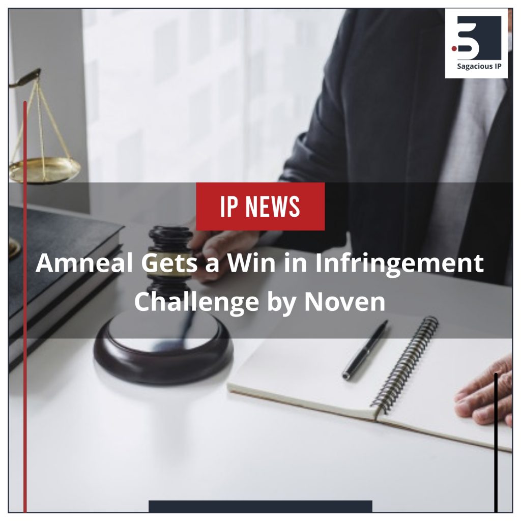 Amneal Gets a Win in Infringement Challenge by Noven