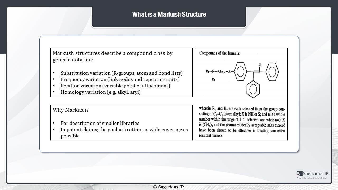 Markush structure and its importance