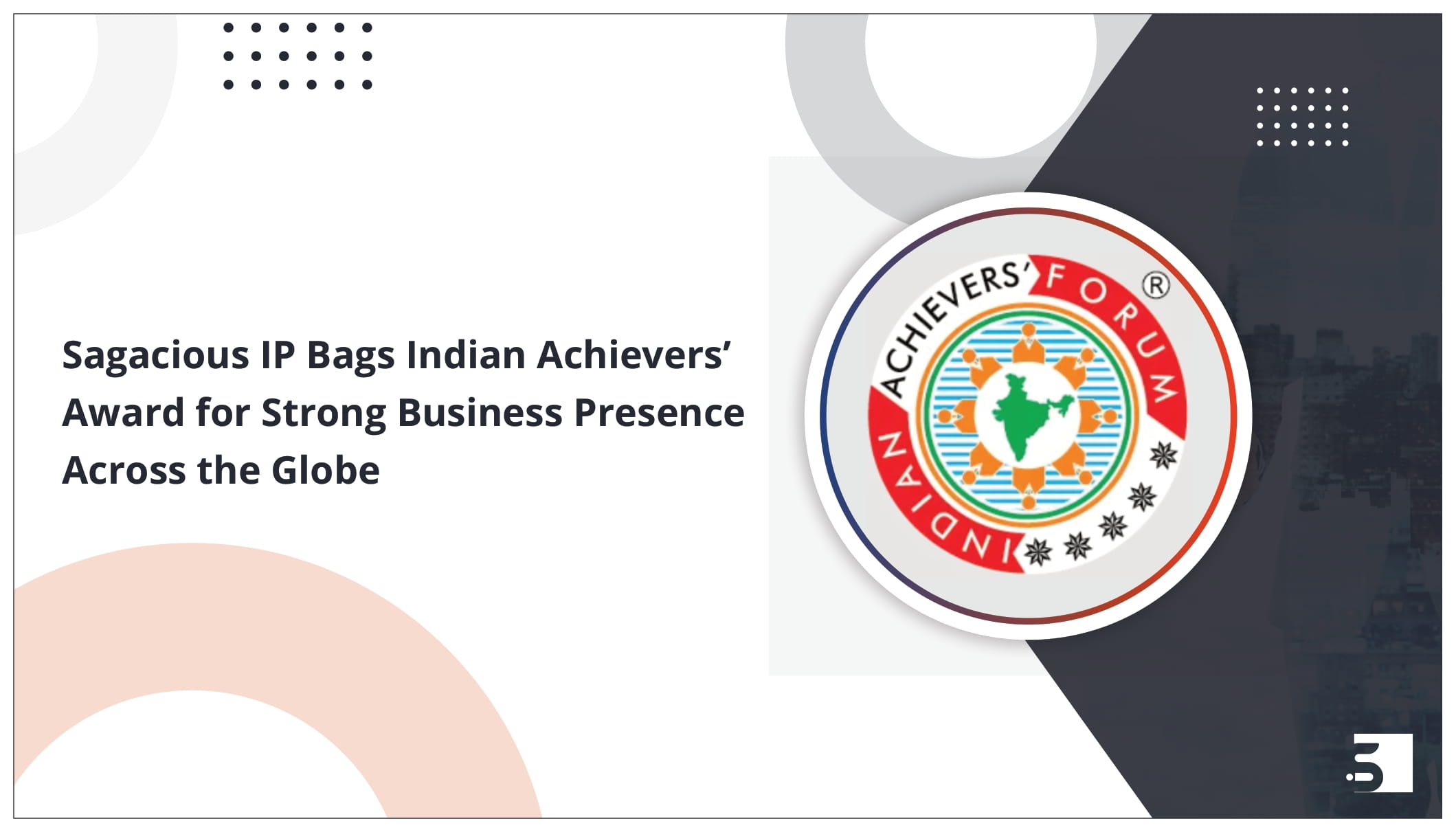 Indian achiever's award