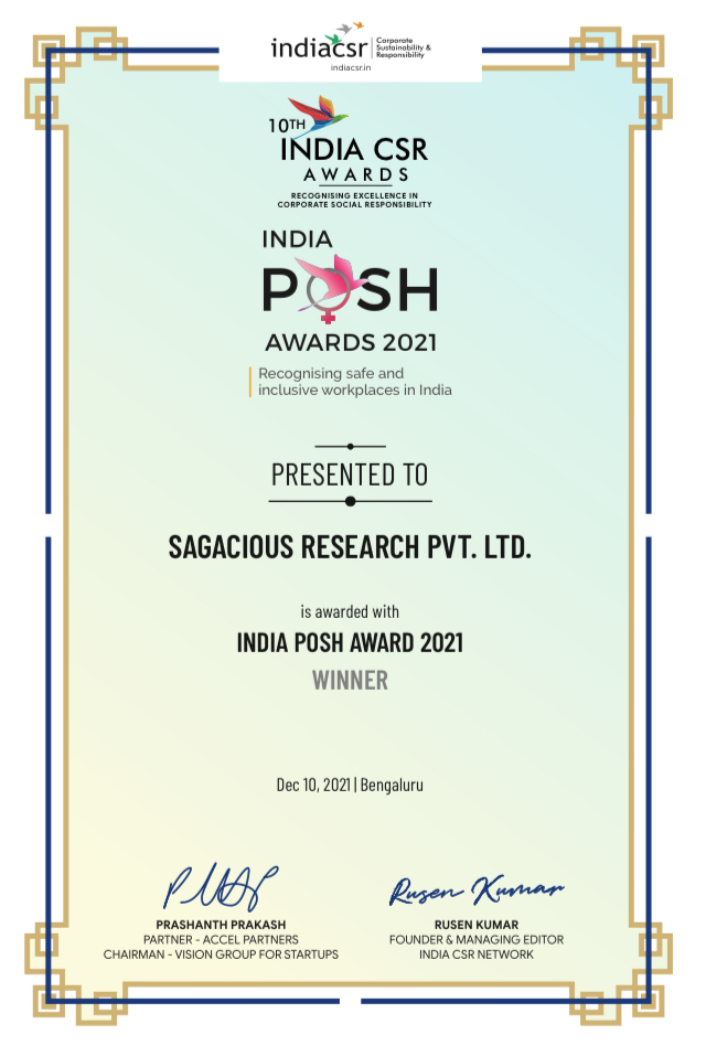 CSR Posh Award