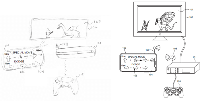 hand-drawn-input-and-the-final-invention-drawing-prepared-using-cad--tools