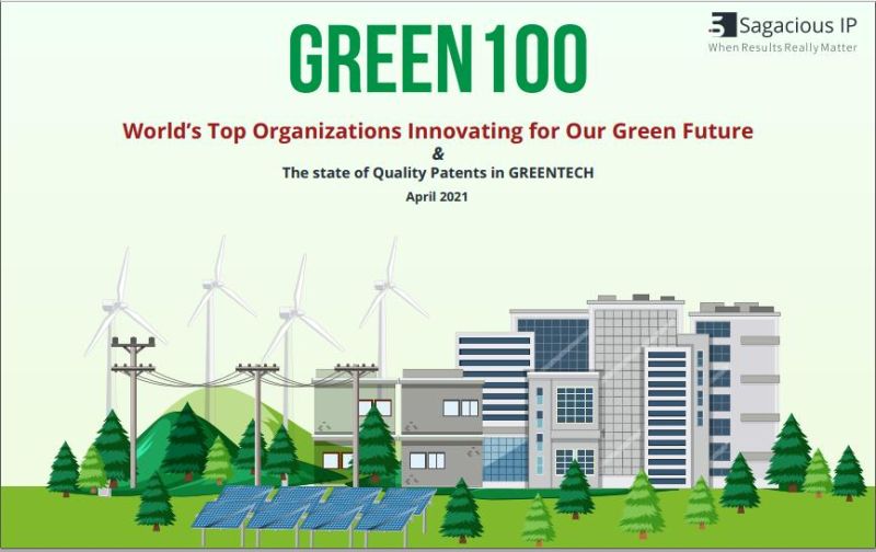 Green Innovators Ranking | GREEN100 | Quality Patents | Sagacious IP
